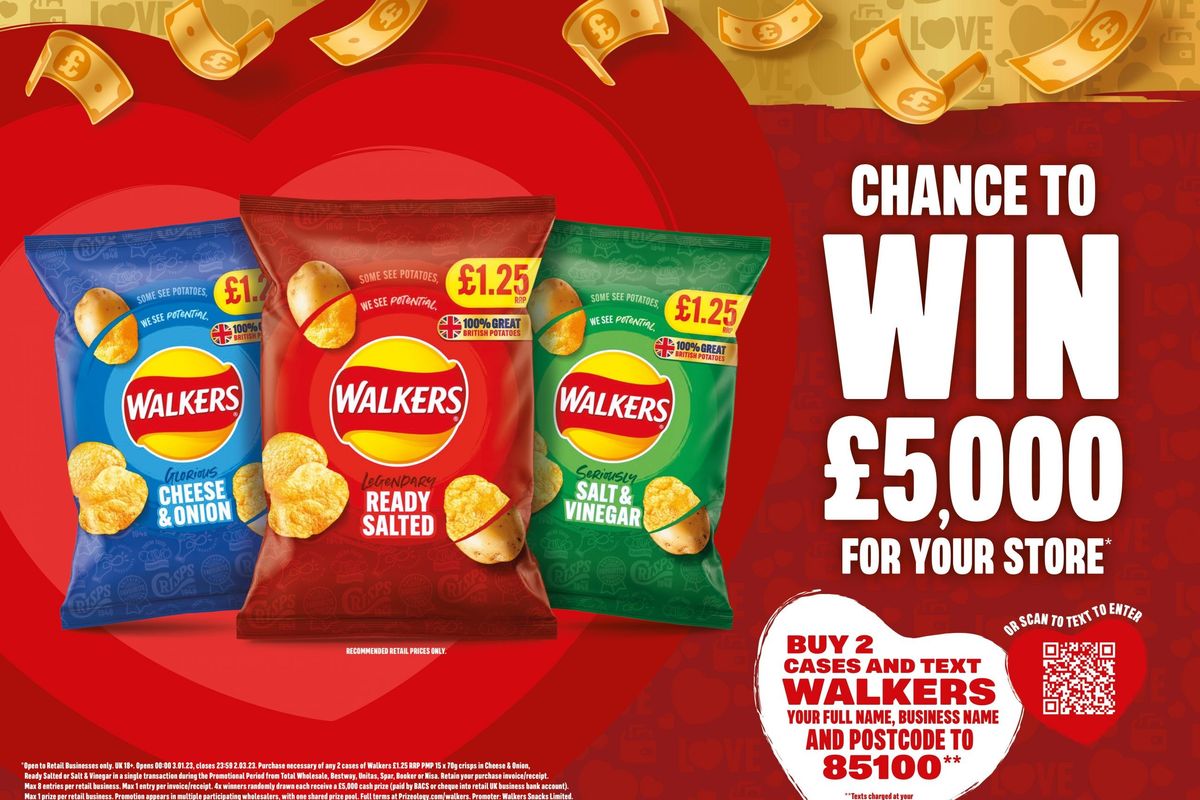 Retailers can win £5k for their store with Walkers