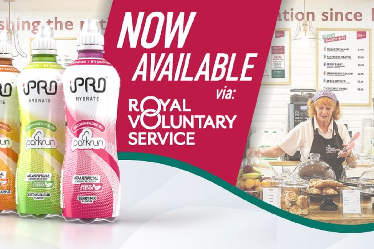 iPRO healthy hydration forms partnership with Royal Voluntary Service