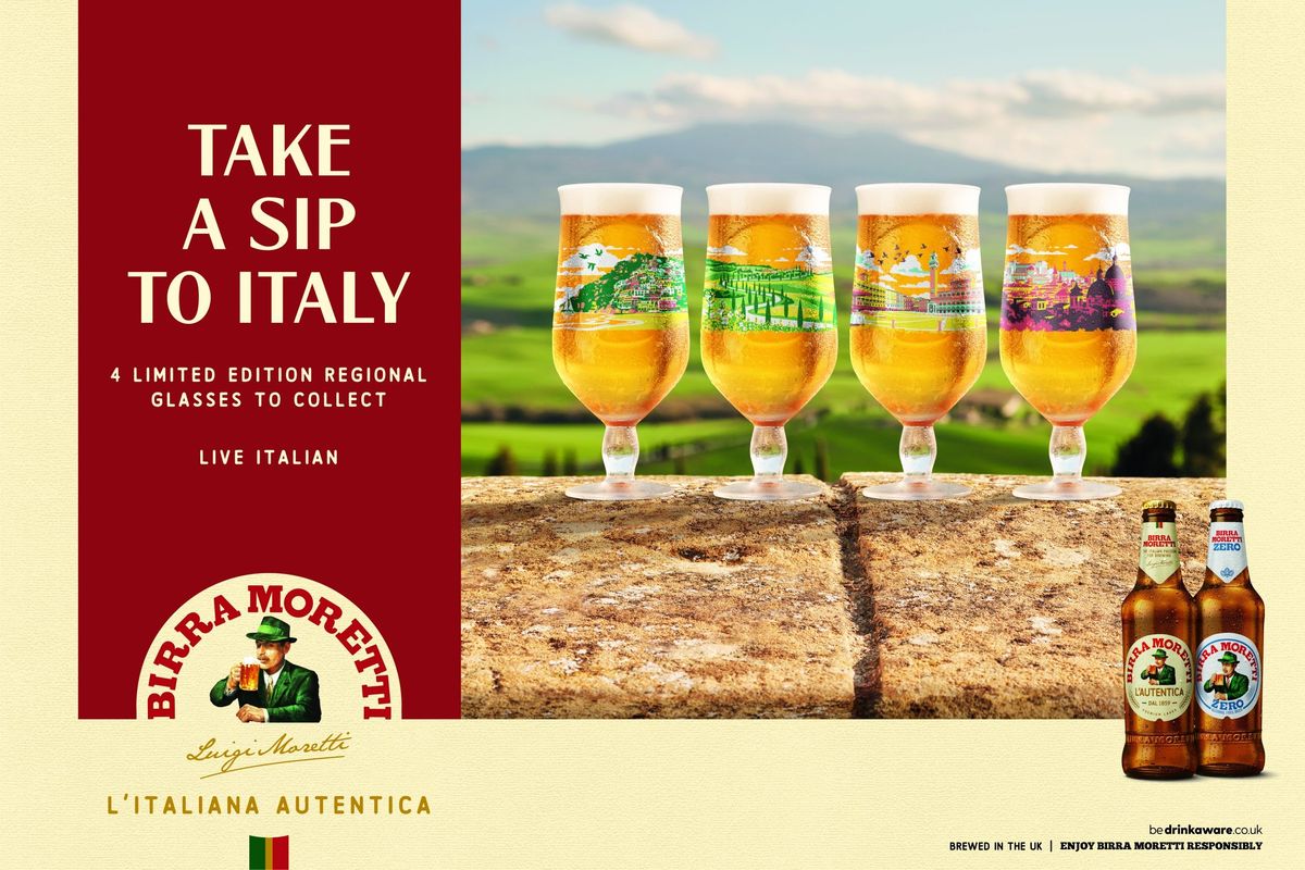Birra Moretti encourages shoppers to ‘Live Italian’