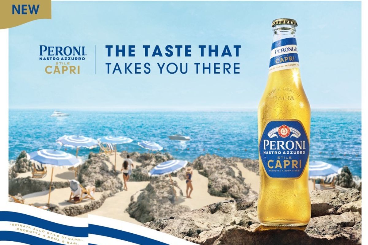 Peroni Nastro Azzurro Stile Capri enters sunshine beer category