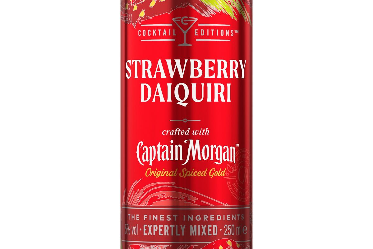 Captain Morgan launches Strawberry Daiquiri cocktail pre-mix can