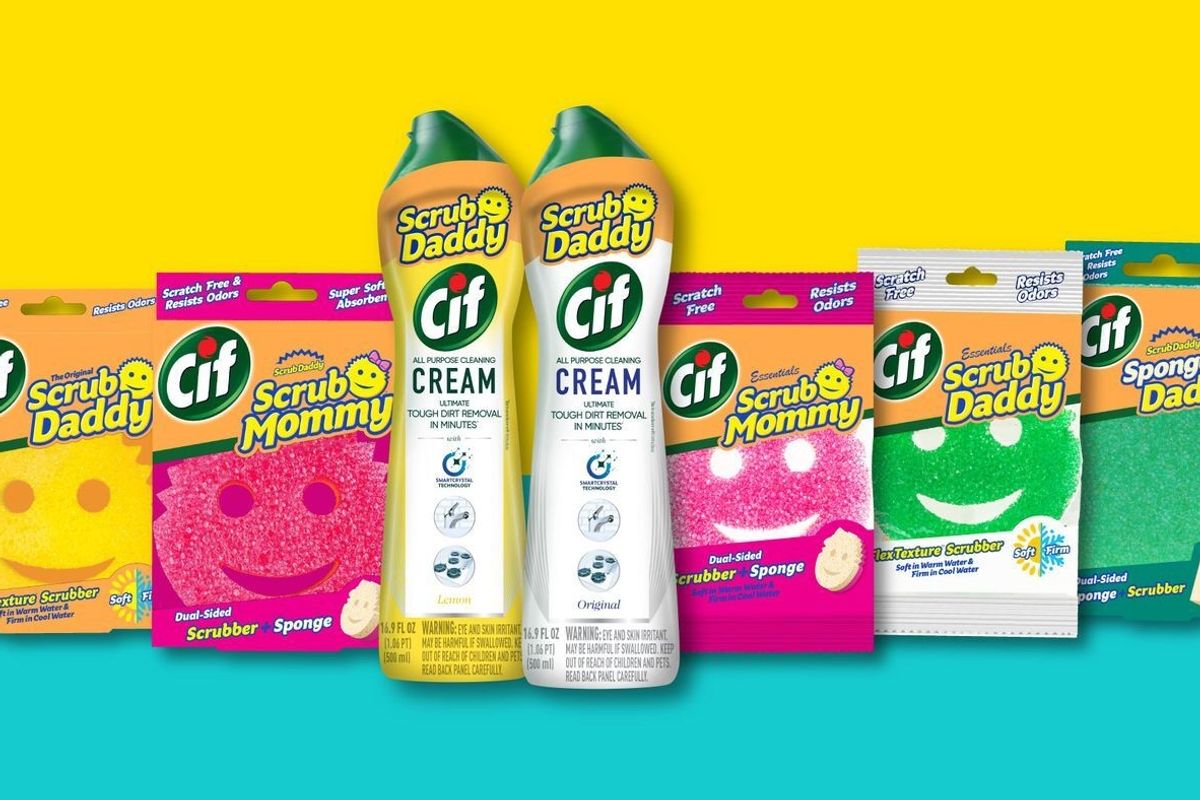 Unilever’s Cif unveils co-branded products with US start-up Scrub Daddy