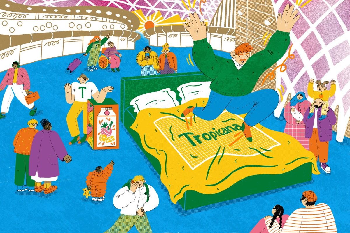 Tropicana to install UK’s biggest bed in King’s Cross station