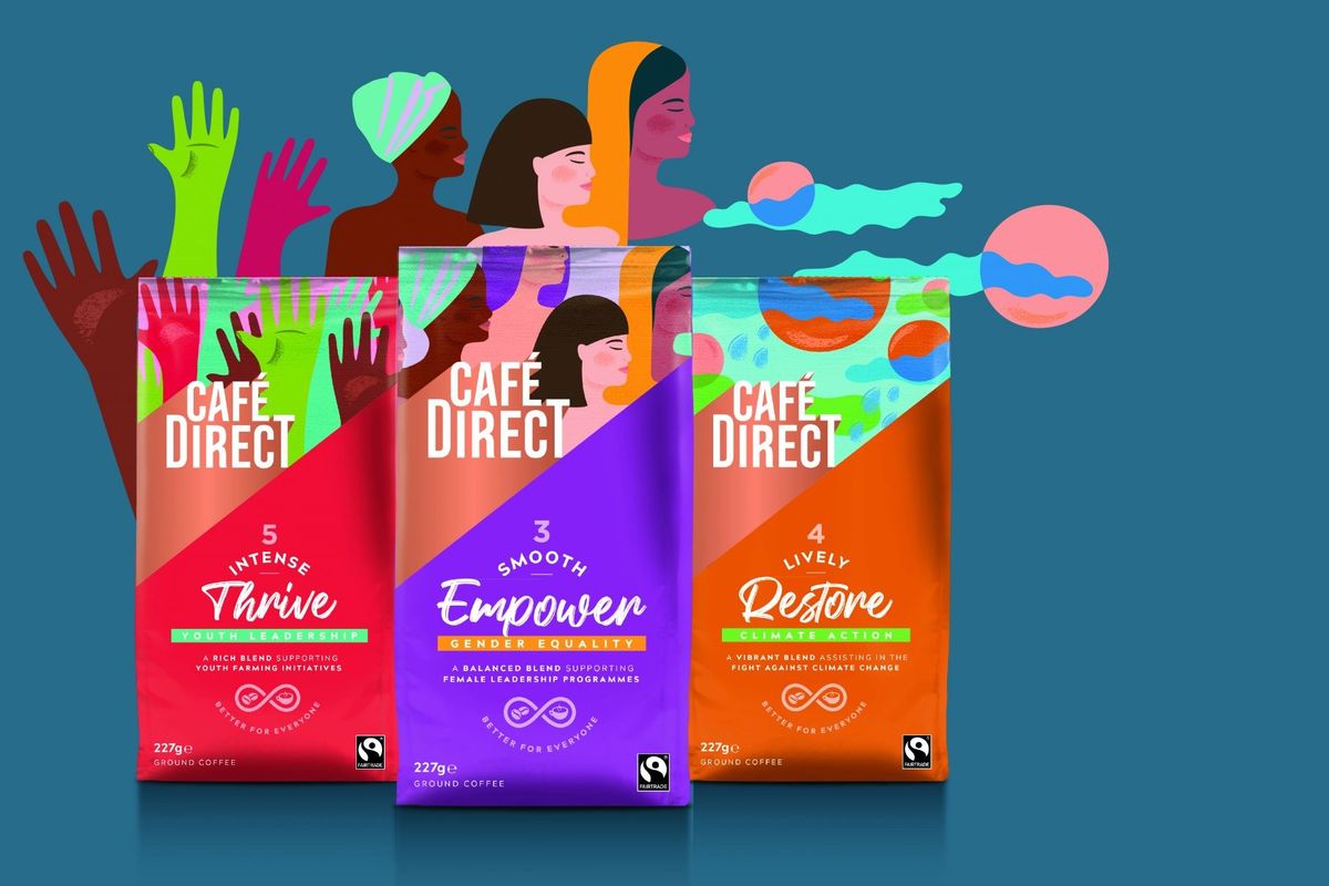 Cafédirect unveils new look and products