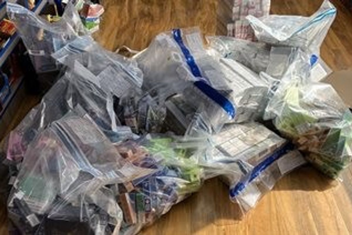 Illegal tobacco, vapes worth £24,000 seized in Staffordshire