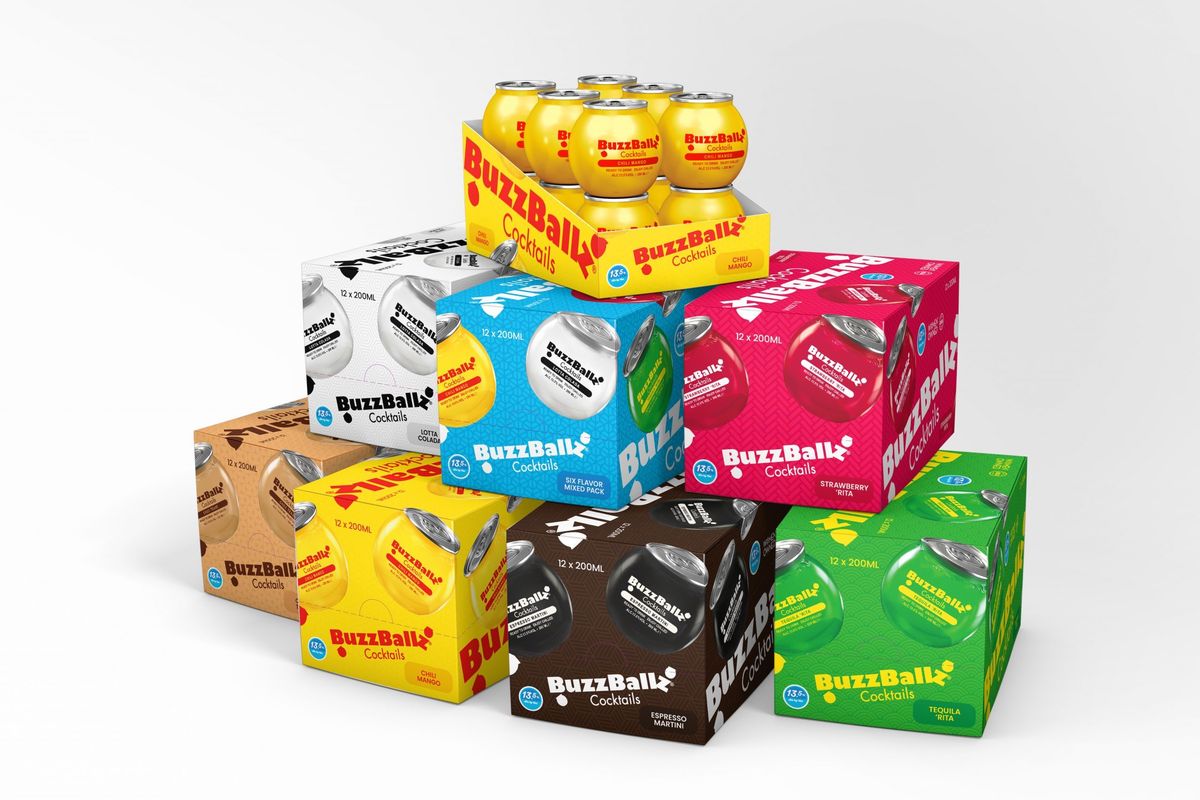 BuzzBallz Cocktails rolls out shelf-ready 12 packs
