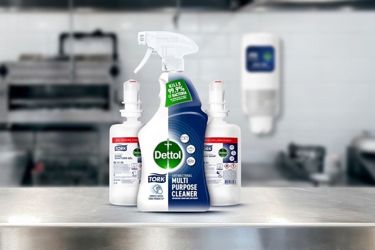 Tork and Dettol launch co-branded products
