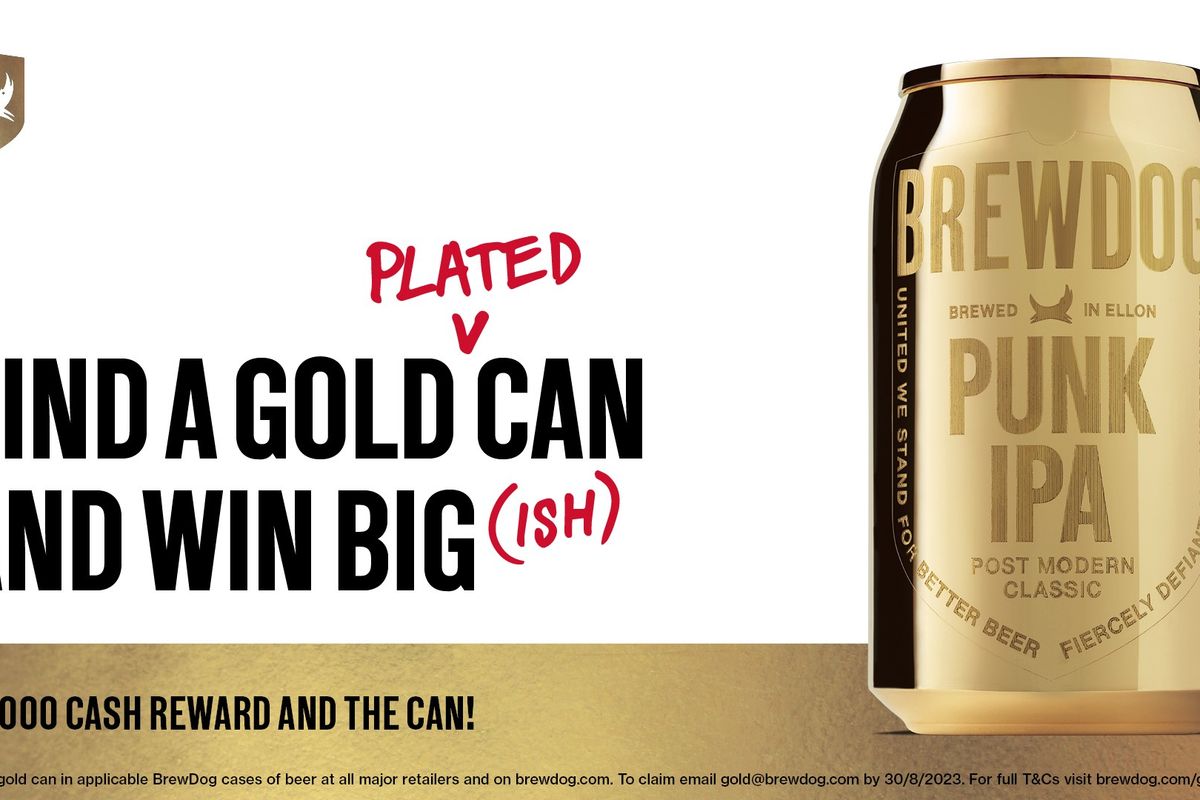 Going for gold: BrewDog announces gold can hunt is back...
