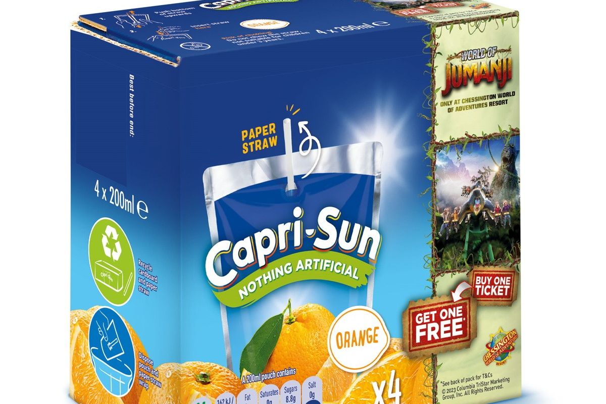 Capri-Sun announces Merlin on-pack promotion for World of Jumanji