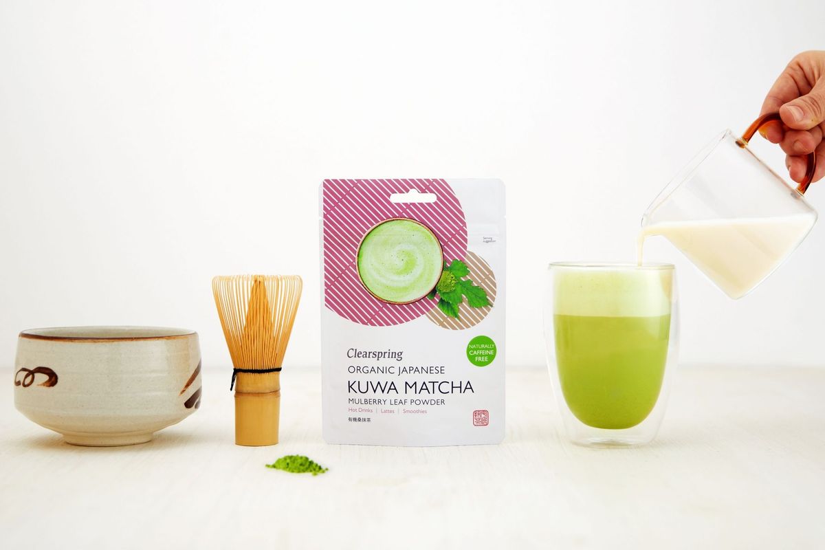 Clearspring launches UK-first caffeine-free Organic Japanese Kuwa Matcha