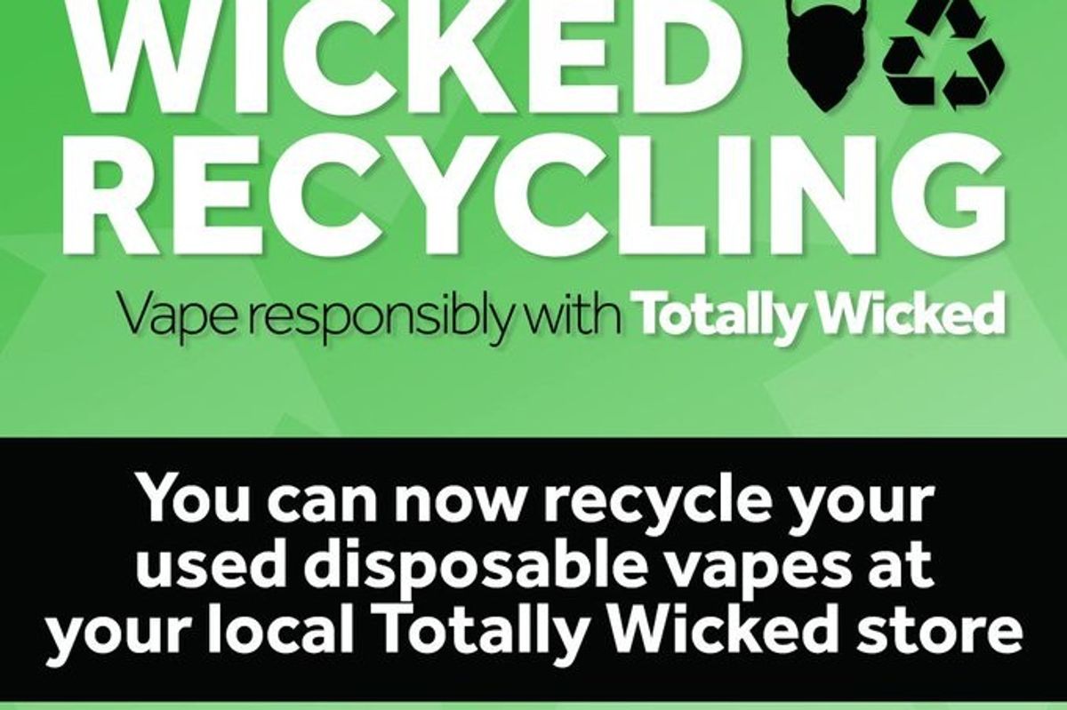 Totally Wicked launches vape recycling scheme in stores