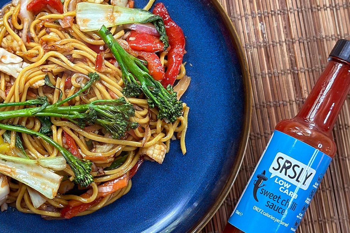 SRSLY sweet chilli sauce with low sugar and fruity kick