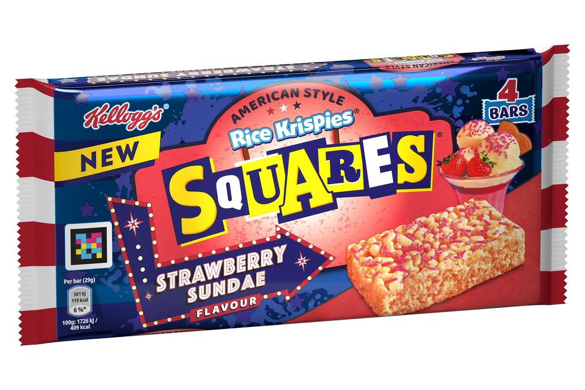 Kellogg’s expands Rice Krispies Squares range with new Strawberry Sundae flavour
