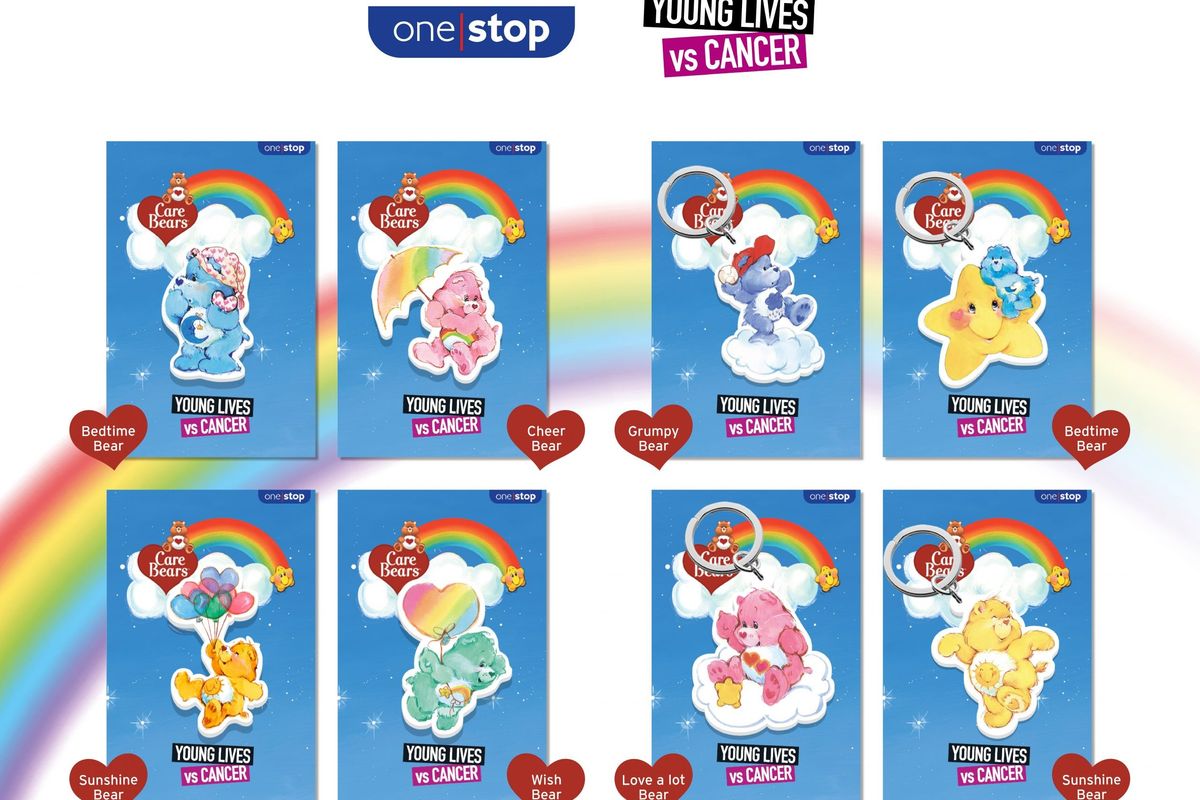 One Stop launch Care Bear goodies to raise money for Young Lives vs Cancer
