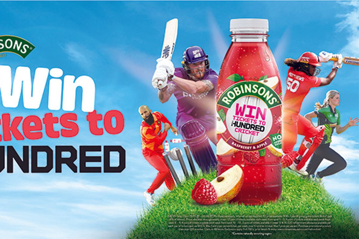 Robinsons Ready To Drink and The Hundred partner with chance to win retailer tickets