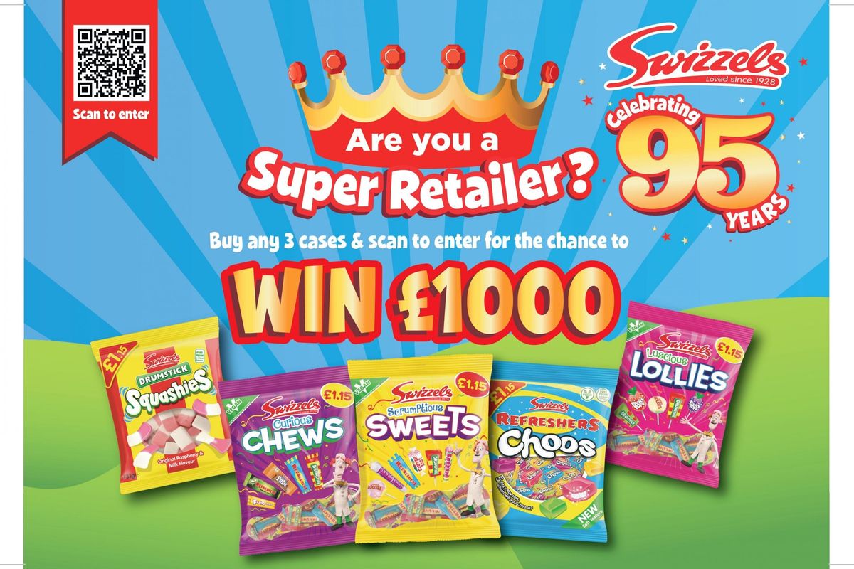 Super Retailer can win £1,000 in Swizzels 95th birthday celebrations