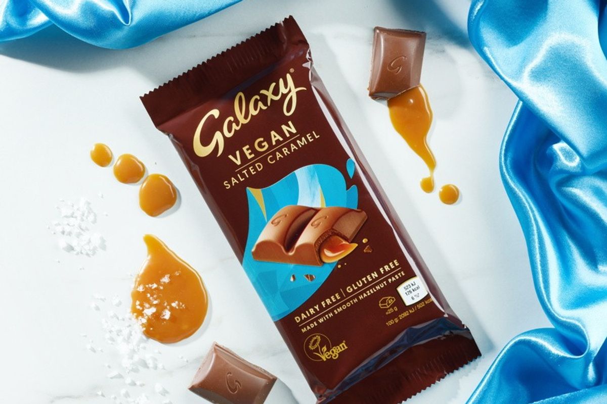 Mars Wrigley adds new Salted Caramel bar into Galaxy Vegan range