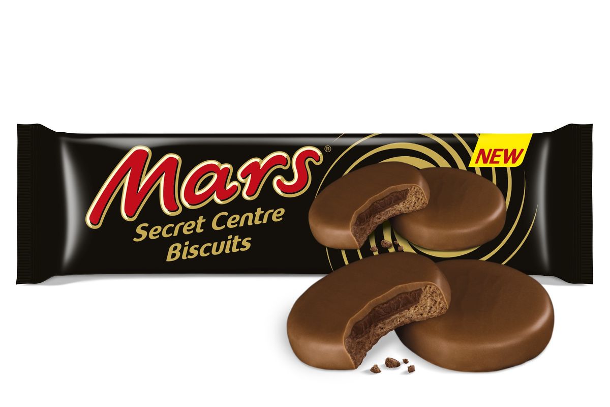 Mars unwraps new 'Secret Centre' biscuits