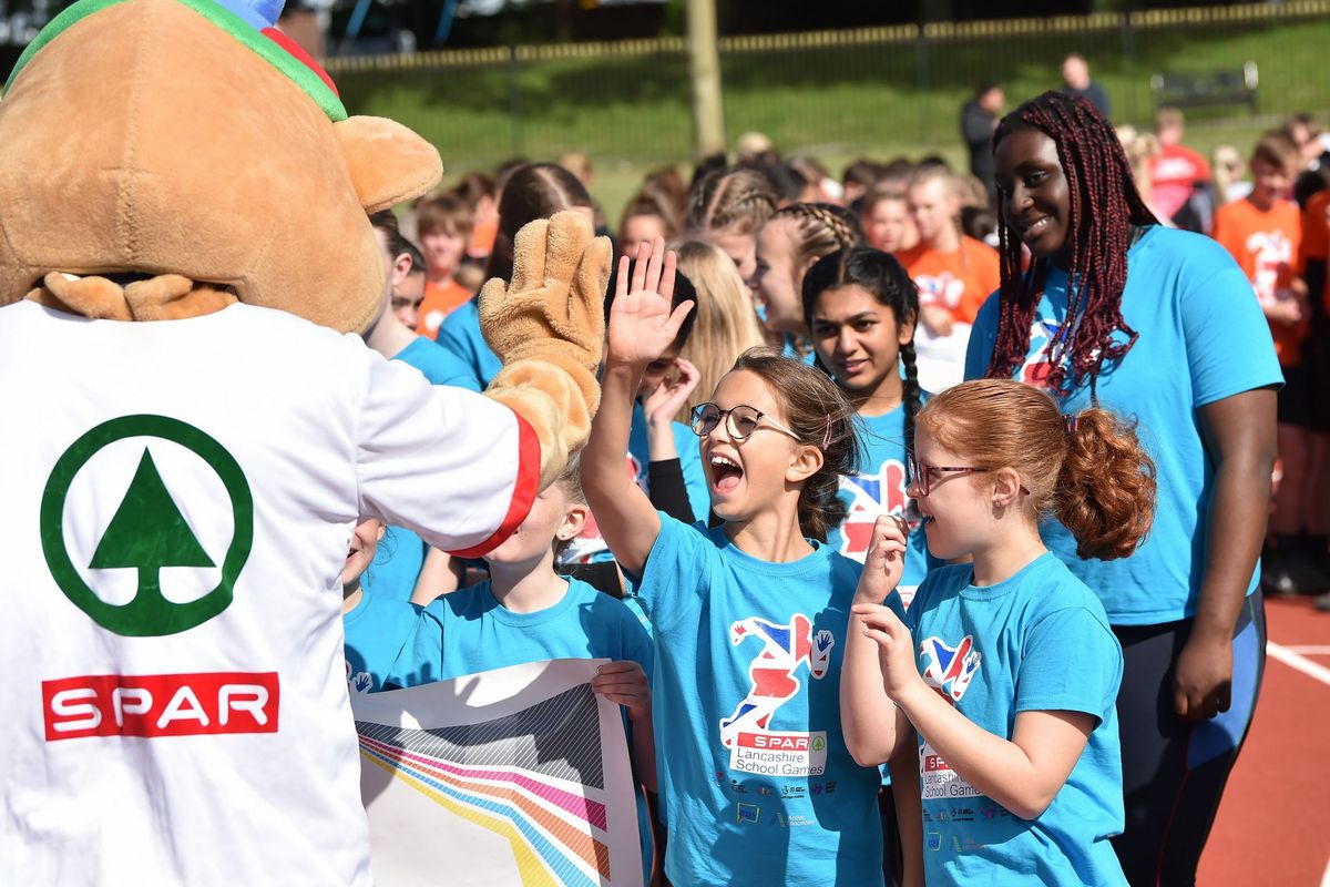 Sun shines as 1,500 compete at SPAR Lancashire School Games finale