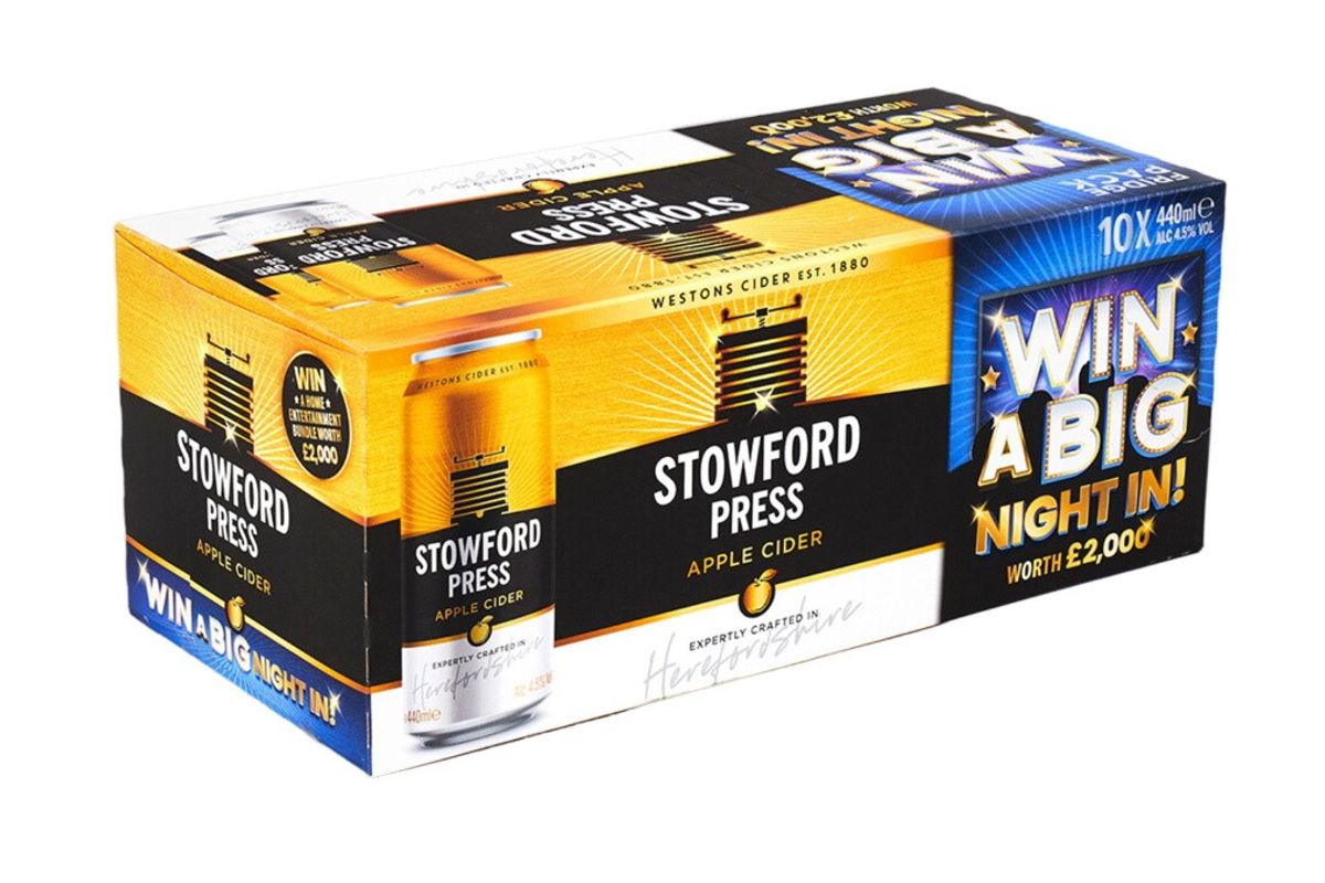 Westons Cider unveils on-pack promo for Stowford Press