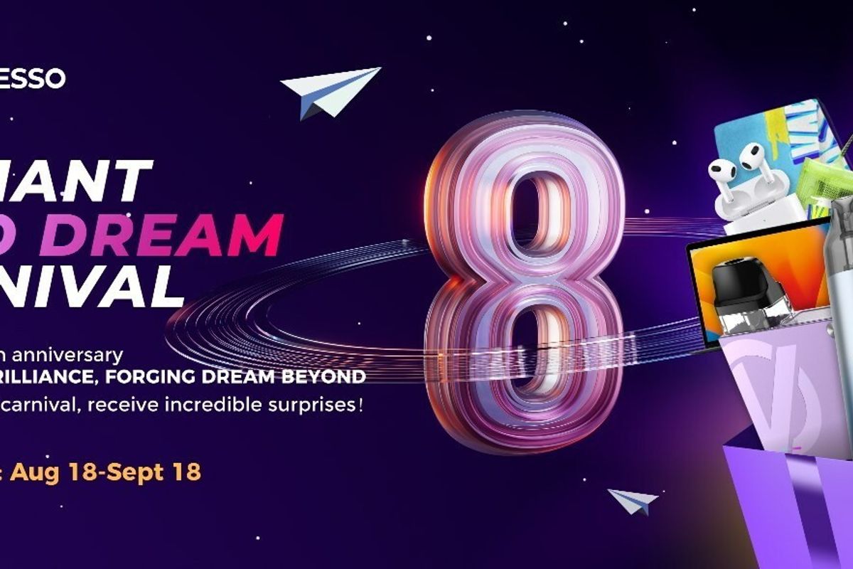 Vaporesso kicks off 8th anniversary celebrations