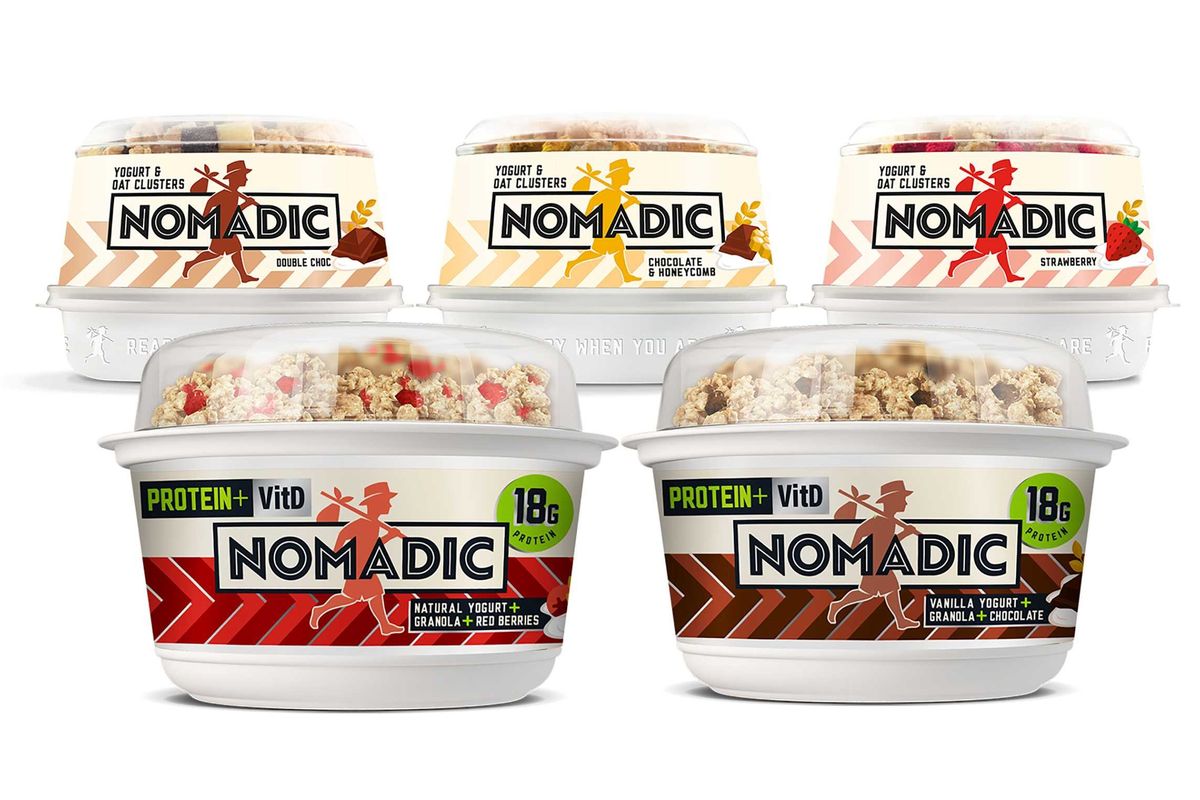 New packaging for Nomadic’s Protein+ Granola