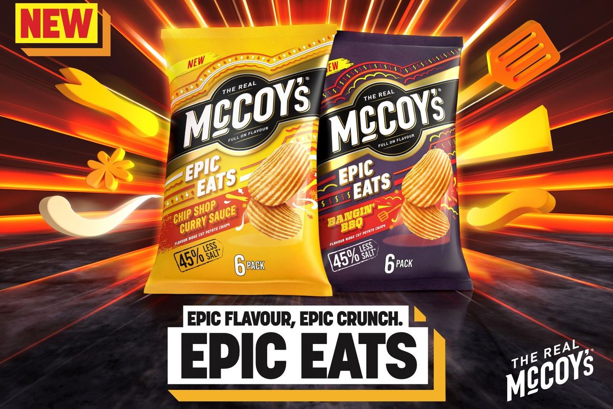KP Snacks launches ‘epic’ McCoy’s £1m media campaign