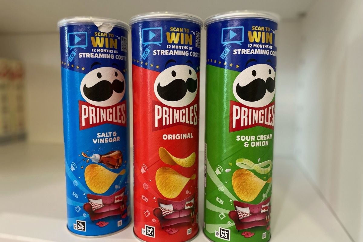 Pringles adds NaviLens tech to packs to help blind and partially sighted shoppers