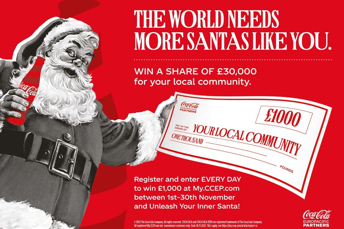‘The World Needs More Santas Like You’: CCEP £30k Christmas community giveaway
