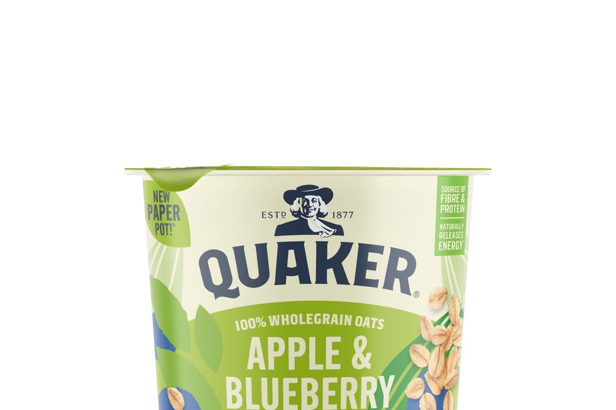 Quaker Oats launches paper porridge pot