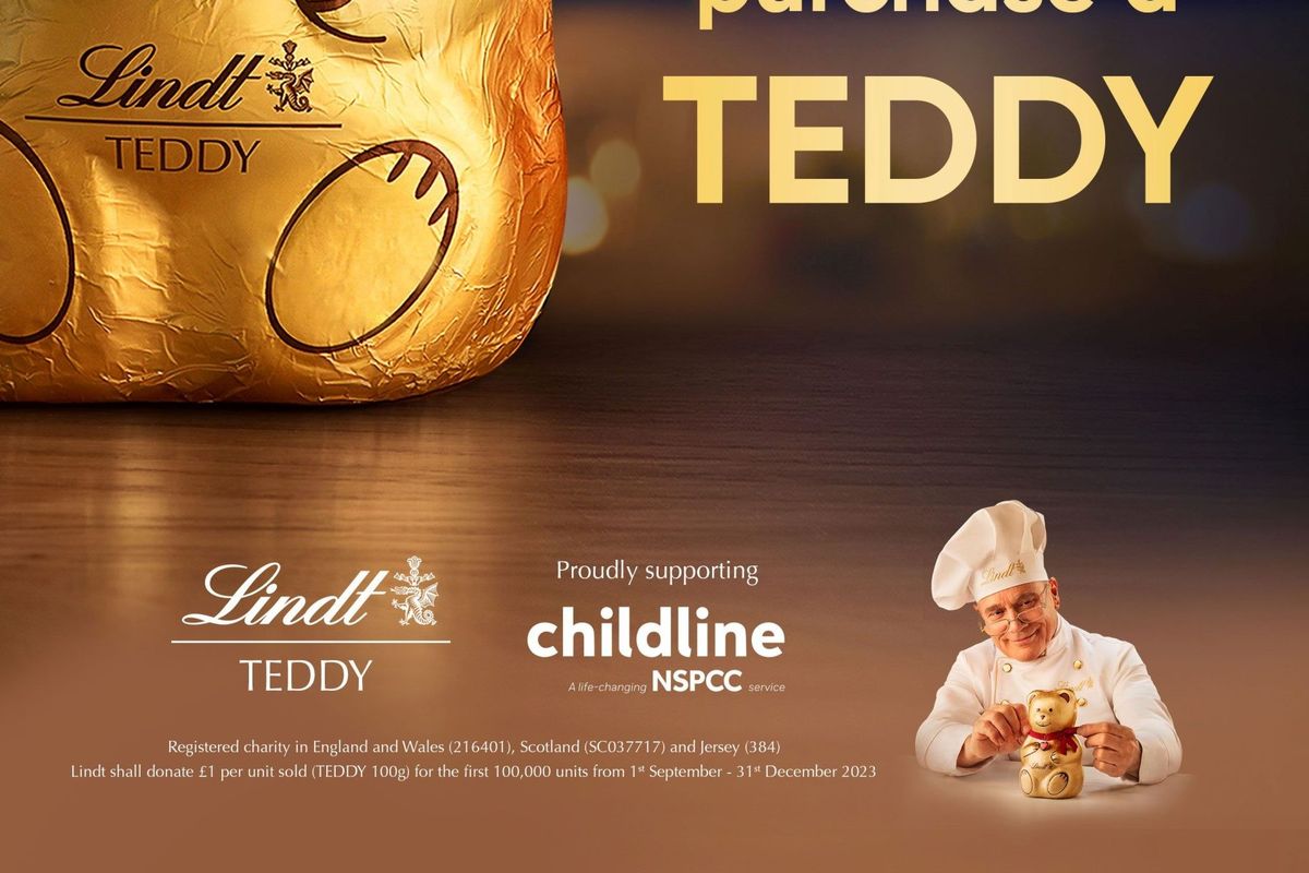 Lindt supporting NSPCC charity this Christmas