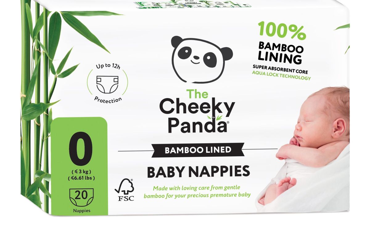 The Cheeky Panda new zero-size nappies for premature babies