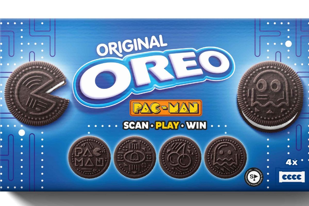 Oreo and PAC-MAN #chaseplayfulness together