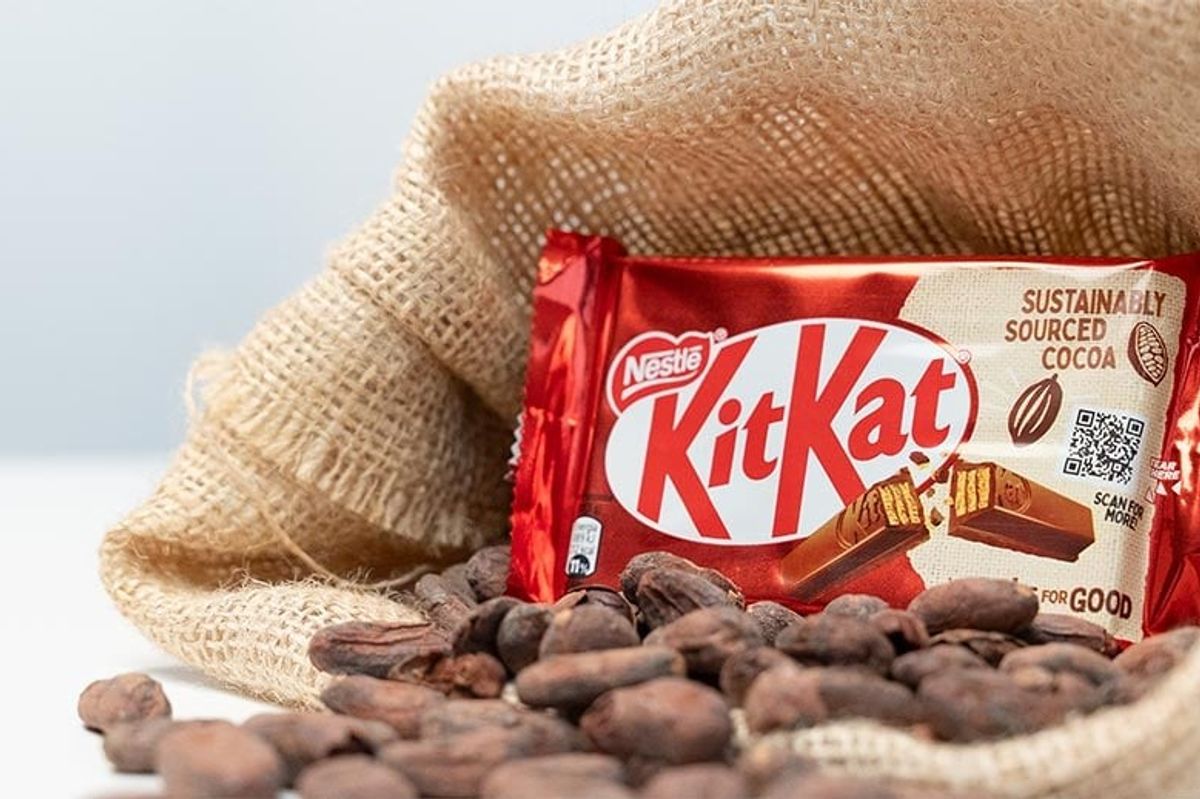 Nestlé launches KitKat using cocoa from its income accelerator