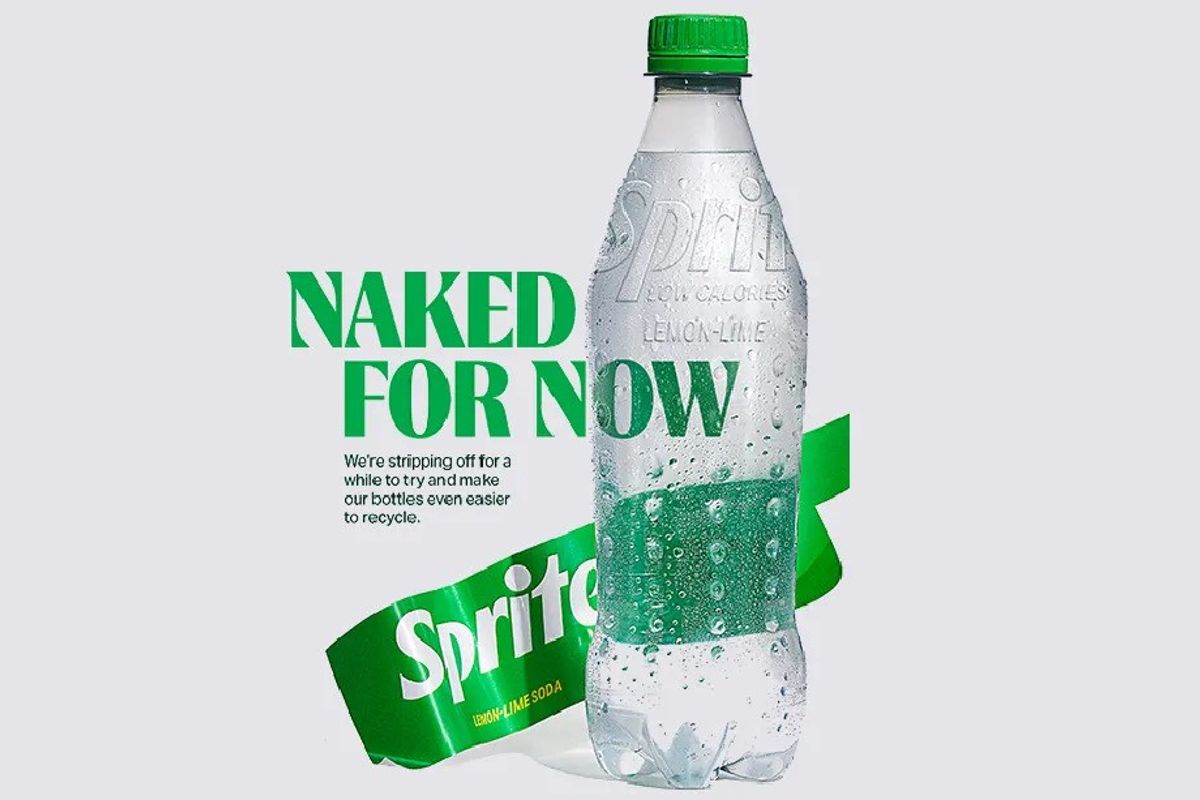 Coca‑Cola trials ‘label-less’ Sprite bottles in UK