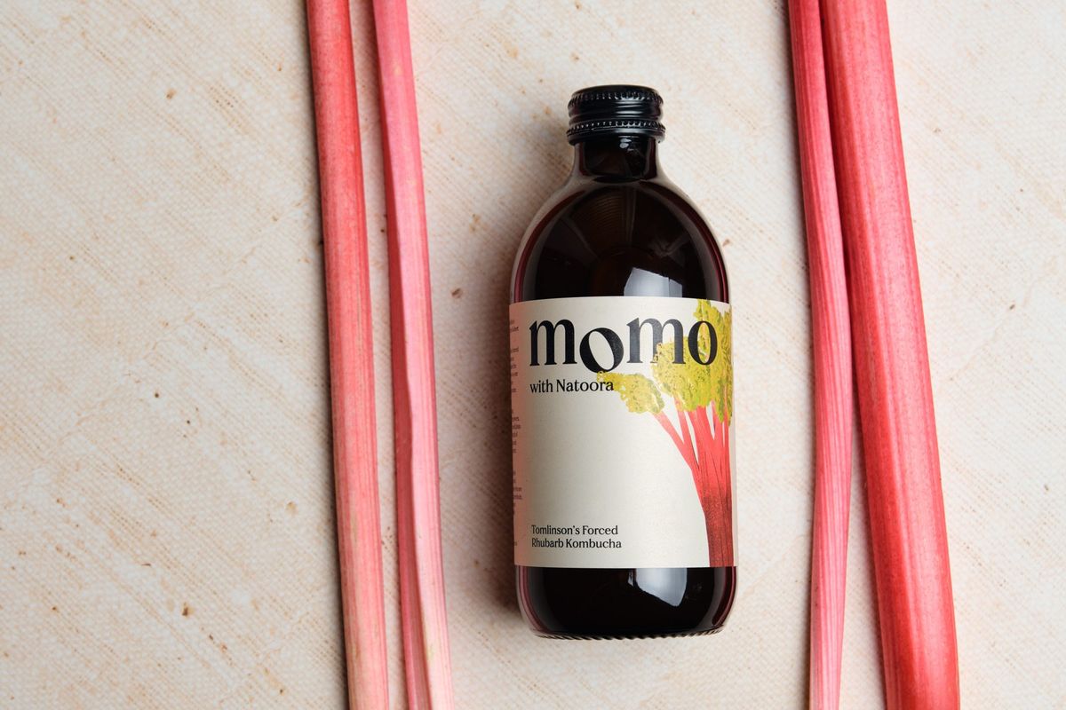 MOMO launches forced rhubarb kombucha