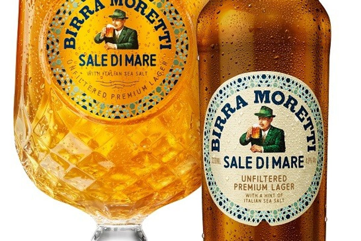 Birra Moretti introduces unfiltered lager Sale di Mare