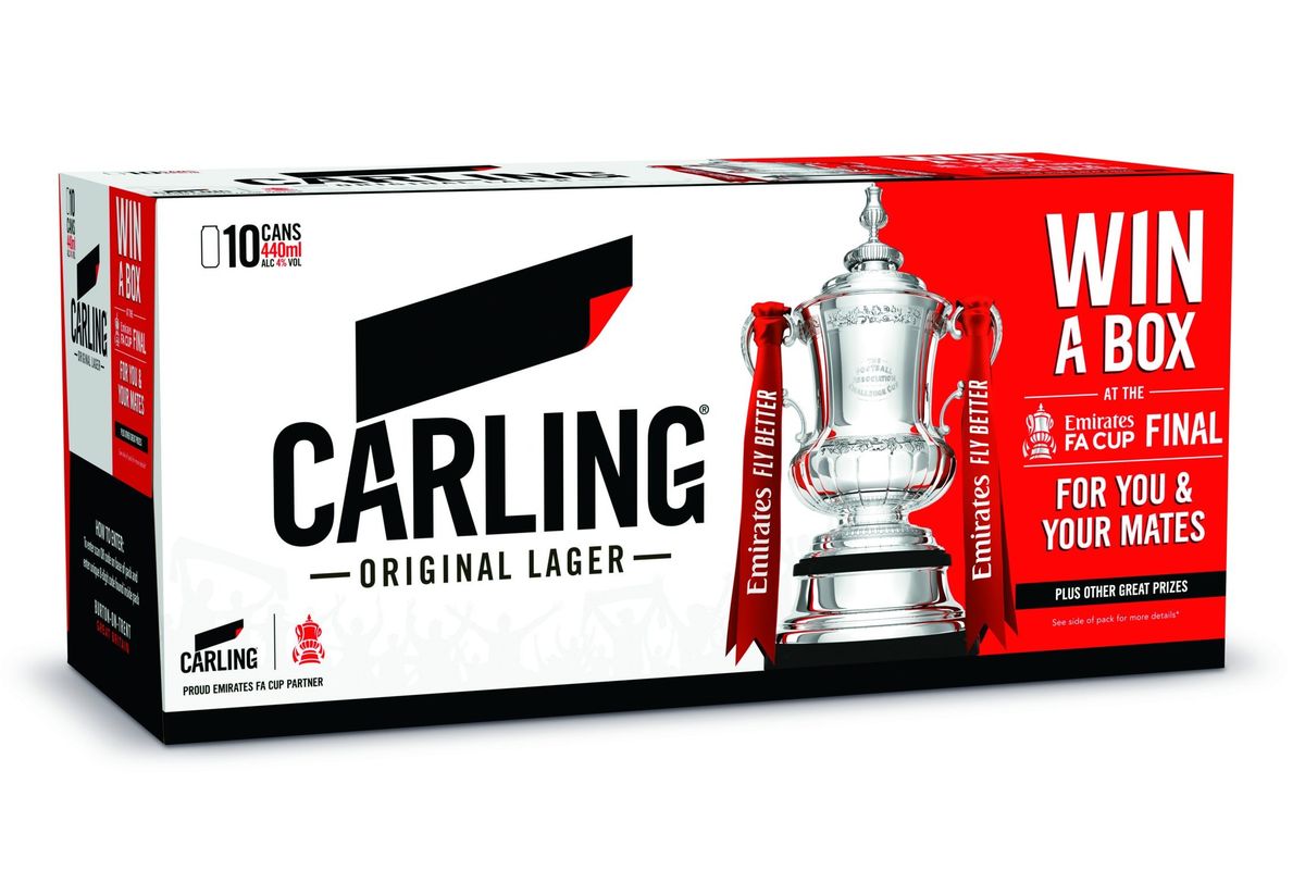 Carling salutes football fans with FA CUP on-pack promo