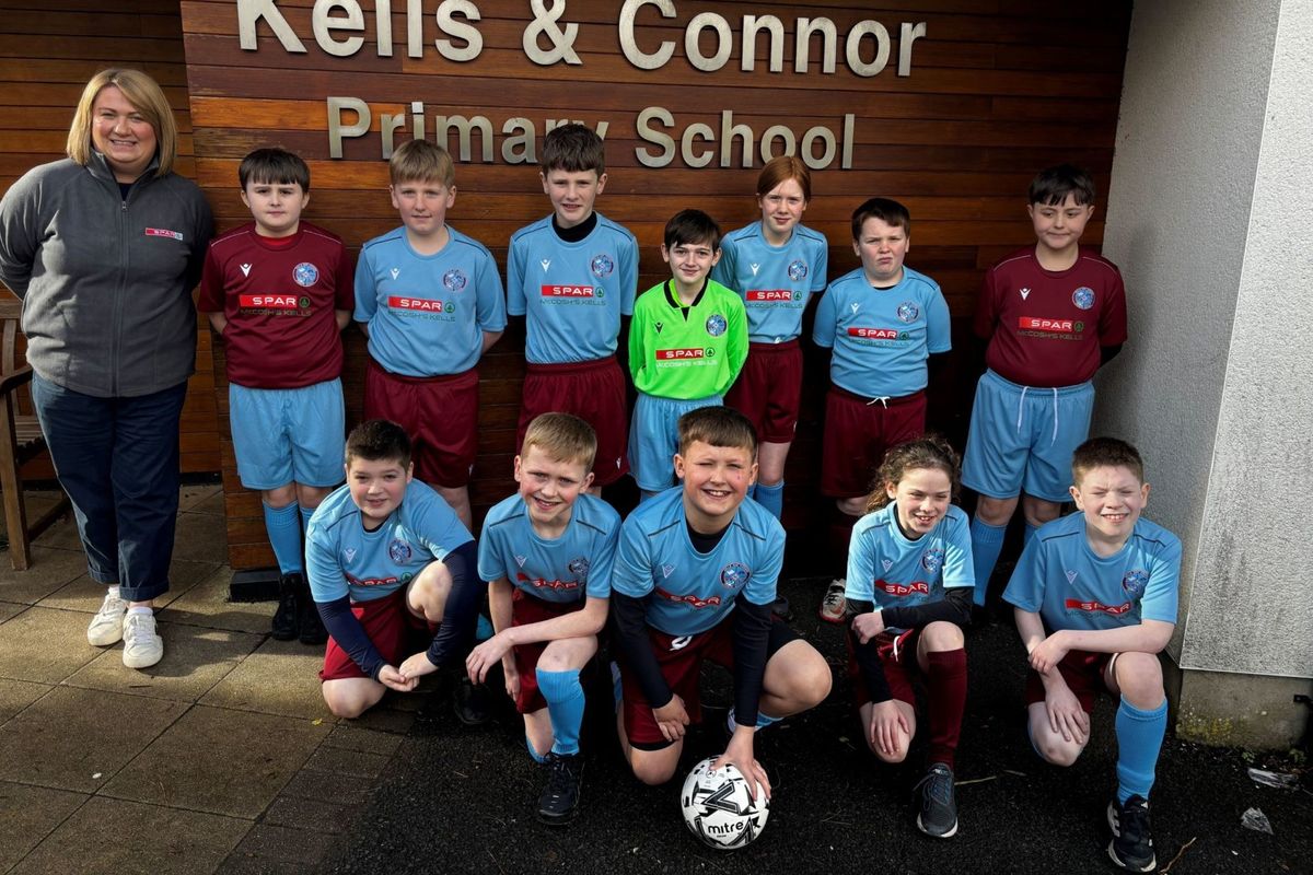 Ballymena store marks 15th anniversary by giving back to local school