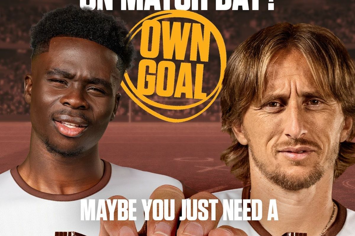 Snickers Own Goal campaign with Luka Modrić and Bukayo Saka kicks off
