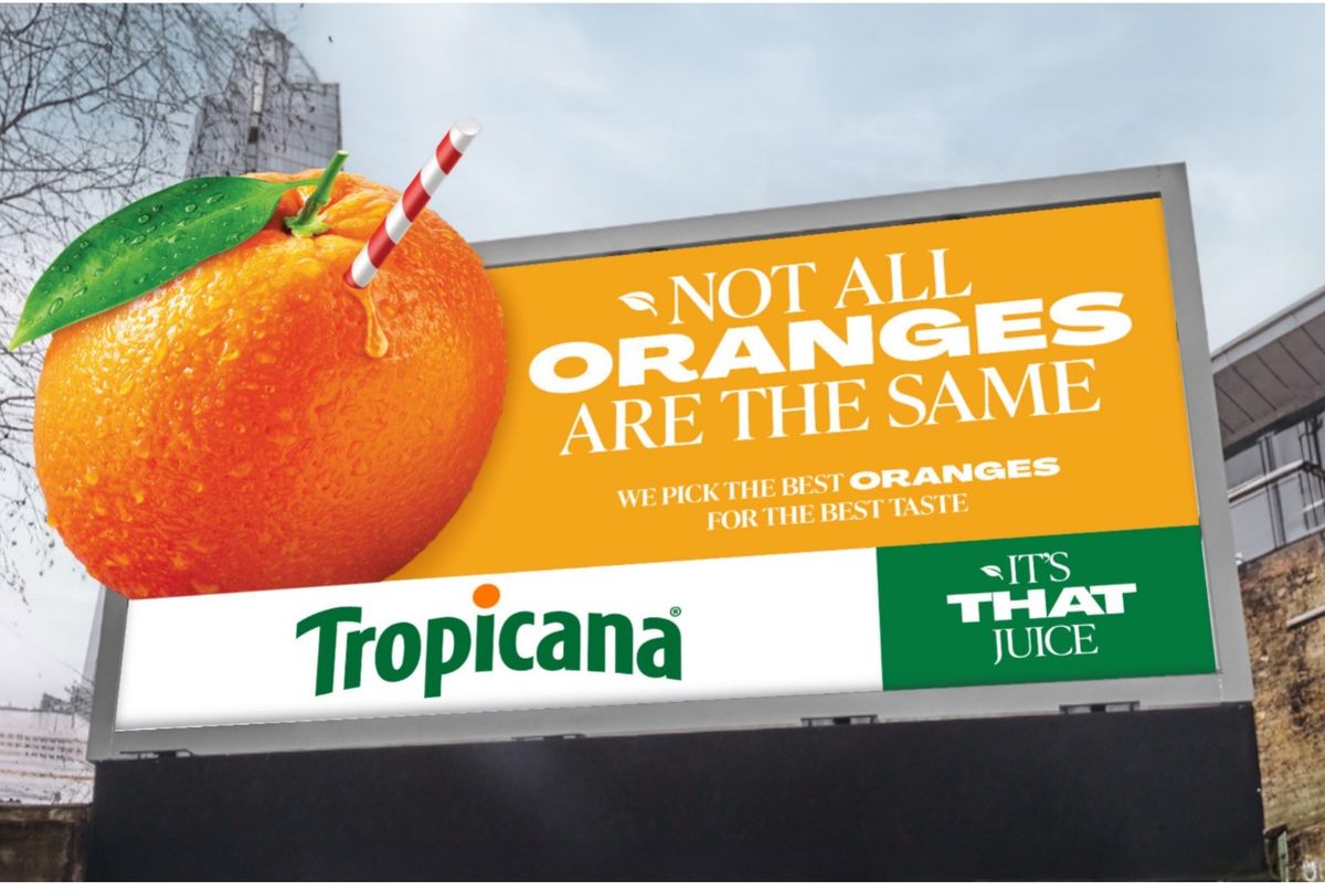 Not all oranges are the same: Tropicana’s new campaign