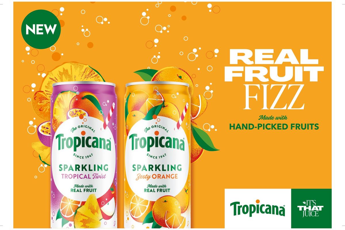 Tropicana introduces fresh NPD in 'better for you' drinks category