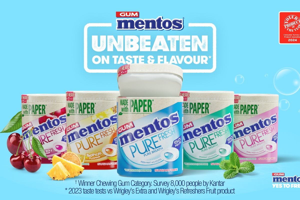 Mentos Pure Fresh Gum unveils £1.5m “Unbeaten” campaign for summer