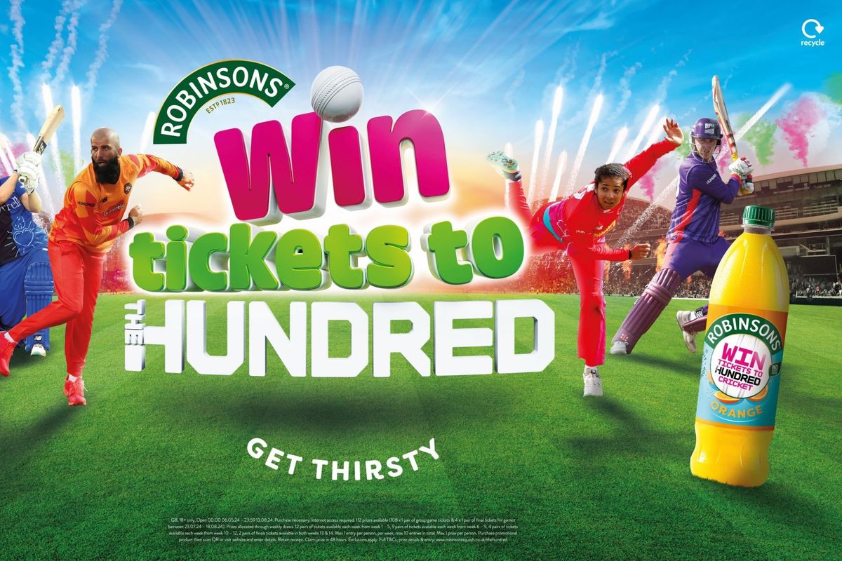 Robinsons goes bigger than ever with The Hundred partnership to drive summer sales