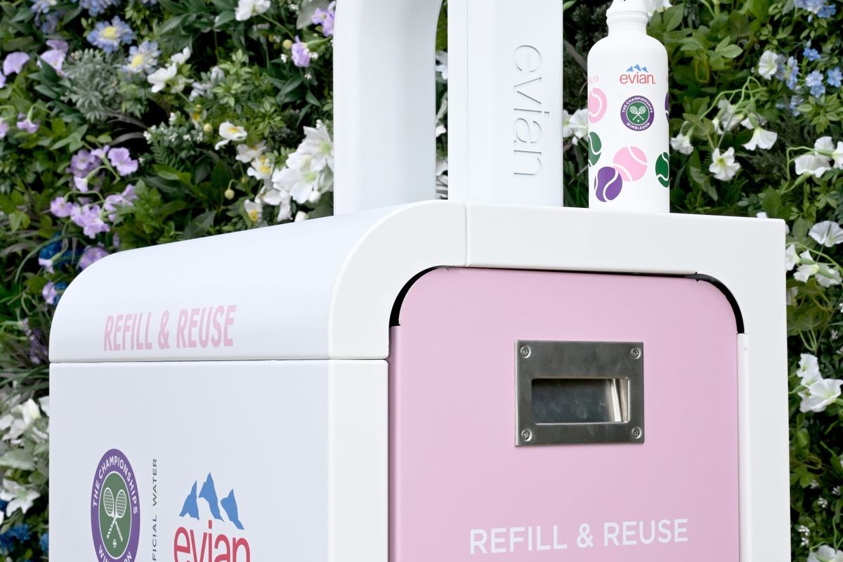 evian to make refill system available to spectators at this year’s Championships
