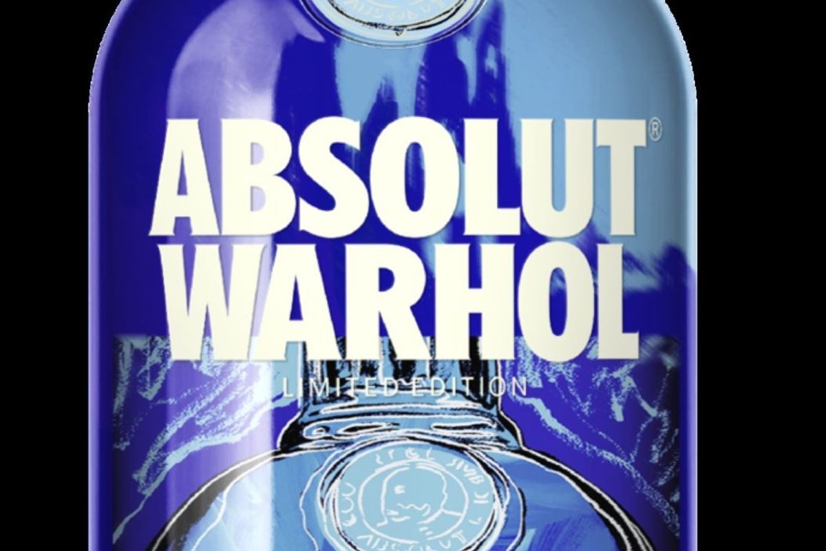 Absolut celebrates rediscovered Warhol painting with limited-edition bottle