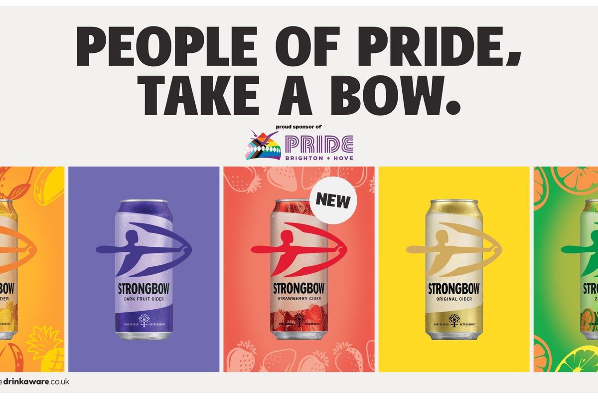 Strongbow set for Brighton & Hove, Manchester Pride with wholesale activations