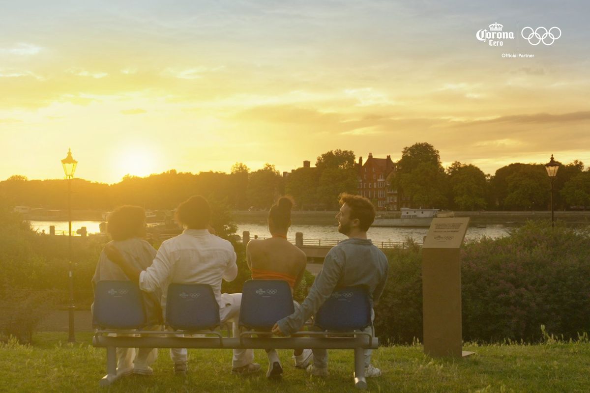 Corona Cero brings same seats as from Olympics venues to Thames riverfront in Battersea