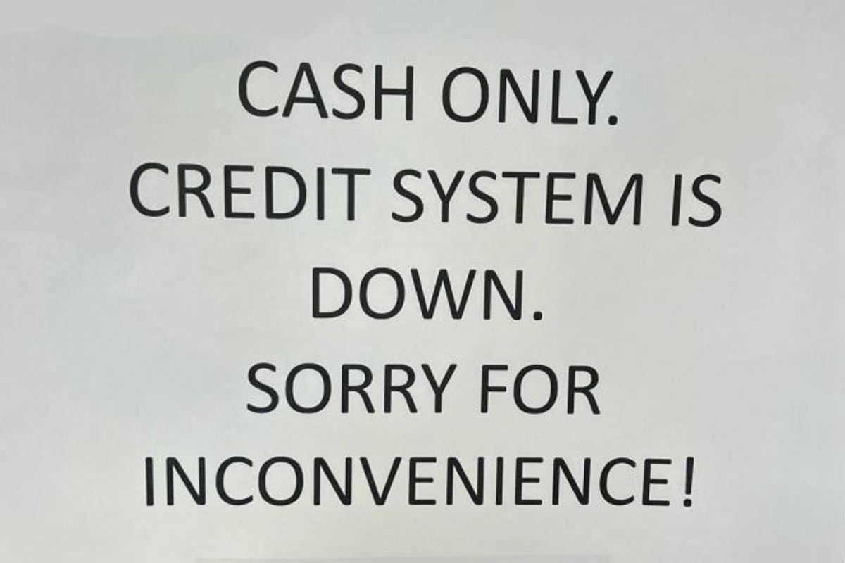 IT outage proves cash is still a vital method of payment, says Volumatic