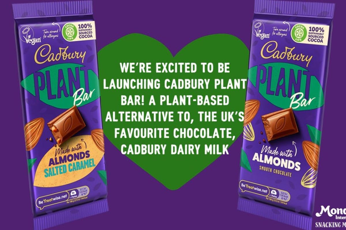 Mondelēz unveils vegan Cadbury bar